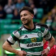 Celtic winger Nicolas Kuhn says that agent Christian Nerlinger will be supporting his side this weekend.