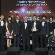 University of Dundee carried off the award for Higher Educational Institution of the Year at last year’s event
