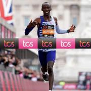 The late Kelvin Kiptum will be remembered ahead of this year’s TCS London Marathon (John Walton/PA)