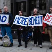 Supporters of Disabled People Against Cuts and WinVisible protest against deaths caused by benefit cuts and sanctions at the Department for Work and Pensions last month