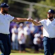 Jon Rahm (left) and Tyrrell Hatton are not exploiting a “loophole” to remain eligible for the Ryder Cup, according to DP World Tour boss Guy Kinnings (Mike Egerton/PA)