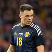 Lawrence Shankland in action for the national team