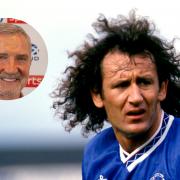 Ex-Rangers midfielder Terry Hurlock, main picture, and former Ibrox manager Graeme Souness, inset