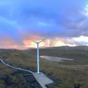 SSE expects to start generating power from the giant Viking windfarm on Shetland this summer