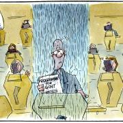 Our cartoonist Steven Camley's take on election washout