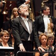 Sir Andrew Davis conducting the RSNO in a performance of Wagner's Gotterdammerung at the 2019 Edinburgh Festival