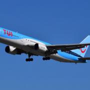 The TUI flight made an unscheduled landing at Newcastle International Airport