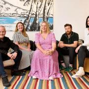 Muckle Media's Iain Valentine, Linsay Brown, Nathalie Agnew, Chris Batchelor, ad Jacquelyn Whyte