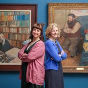 Co-curators Pippa Stephenson-Sit, left, and Frances Fowle   Picture Gordon Terris