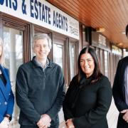 Alastair Hart, second left, with Balfour+Manson Aberdeen partners Amy McKay, Julie Clark-Spence and Greg Lawson