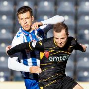 Bruce Anderson in action against Killie