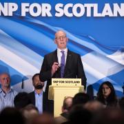 First Minister John Swinney launches the SNP's general election campaign in Glasgow