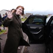 Deputy Prime Minister Angela Rayner during a visit to Quarter, South Lanarkshire, whilst on the campaign trail for the Hamilton, Larkhall and Stonehouse by-election.