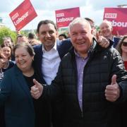 Anas Sarwar and Davy Russell