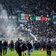 There were ugly scenes at the end of last weekend's Old Firm cup tie at Ibrox