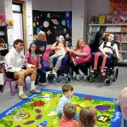 Billy Gilmour enjoyed the library reading session