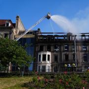 Shops that had not paid their non-domestic rates were operating at the site of the Princes Street fire.