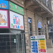 The row of shops were not paying non-domestic rates, according to City of Edinburgh Council.