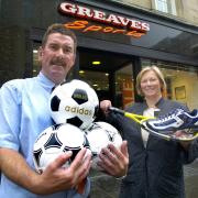 Greaves managing director Sandy Greaves with fellow director and sister Anne Leslie