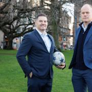Football agent Darren Walker, left, with Aberdein Considine's Robert Holland