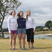 (Left to right) Ellen Clark, Lauren Wilde-Arnold, and Jenna Volpert who have signed up to take part in the World’s Toughest Row – Atlantic
