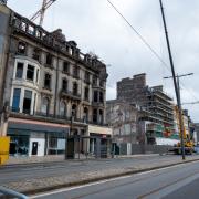 Princes Street fire remains.