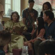 Olivia Luccardi (centre) as Miriam in Sacred Creatures. Courtesy Nicolás Villegas