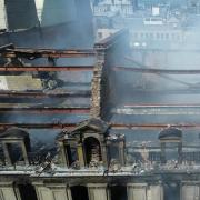 Much of 109-112 Princes Street was gutted by the blaze.
