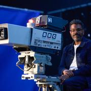 Romesh Ranganathan in the campaign to promote the BBC