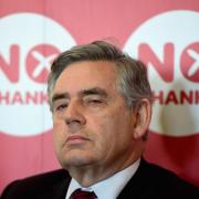Gordon Brown pictured during Labour's Better Together campaign