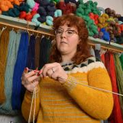 Woman from Edinburgh hailed as 'Usain Bolt of knitting' on TV debut