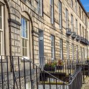 Town houses in the New Town of Edinburgh.
