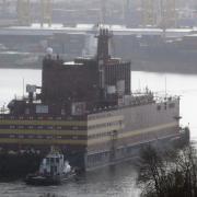 Russia’s floating nuclear plant heads out to sea