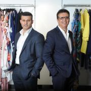 Sheraz Ramzan, left, is taking over as CEO of Quiz from his father, Tarak, who founded the retailer in 1993