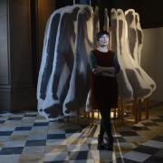 Christine Borland at the Kelvingrove.Christine Borland's new artwork is a powerful examination of absence and loss, based on year's residency at Glasgow Museums Resource Centre and in connection with the city's WWI commemorations. .Picture: Ki