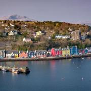 The village of Tobermory on Mull