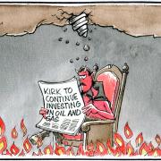 Saturday, May 25: Kirk investment protests (Steven Camley)