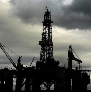 HeraldScotland: A North Sea oil platform is subject to a two-mile exclusion zone