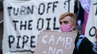 The Cambo project has attracted protests from environmental campaigners