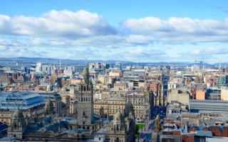 Looking over the rooftops of the city centre of Glasgow. Picture: Getty