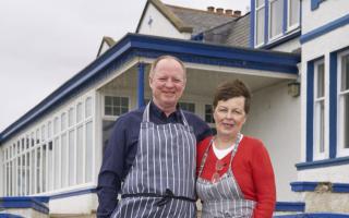 Vouchers for Scottish hotels are a great gift that can be used anytime. Above, Ian and Rena Watson, were named regional champions in the recent High Street Heroes Awards for their efforts at the Cullen Bay Hotel in Moray.