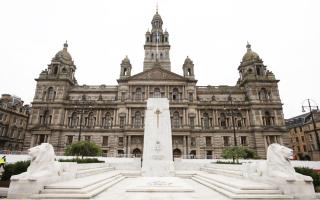 The finishing touches to the newly refurbished George Square in Glasgow are almost completed and the Square will reopen to the Public this Sunday.Cenotaph
