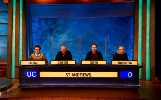 The University of St Andrews team are through to the next round