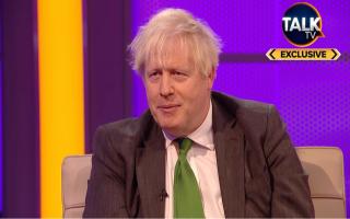 Boris Johnson  appears on TalkTV tonight