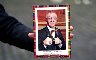 In pictures: Trailblazing Scottish boxing great Ken Buchanan laid to rest