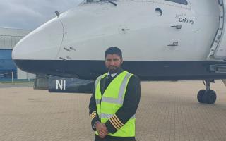 Loganair pilot Aakash Sajid