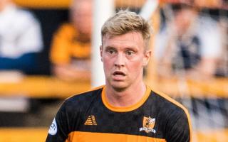 Adam King in action for Alloa