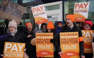 Junior doctors in England have already gone on strike this year