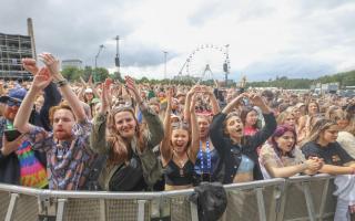 The crowd at TRNSMT festival on Glasgow Green