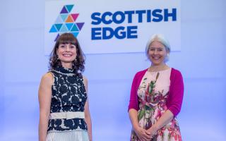 Evelyn McDonald, chief executive of Scottish EDGE, and  Lucinda Bruce-Gardyne, chair of Scotland Food & Drink
